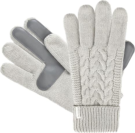 Isotoner Guantes de punto trenzado Sherpasoft para mujer - Quierox - Tienda Online