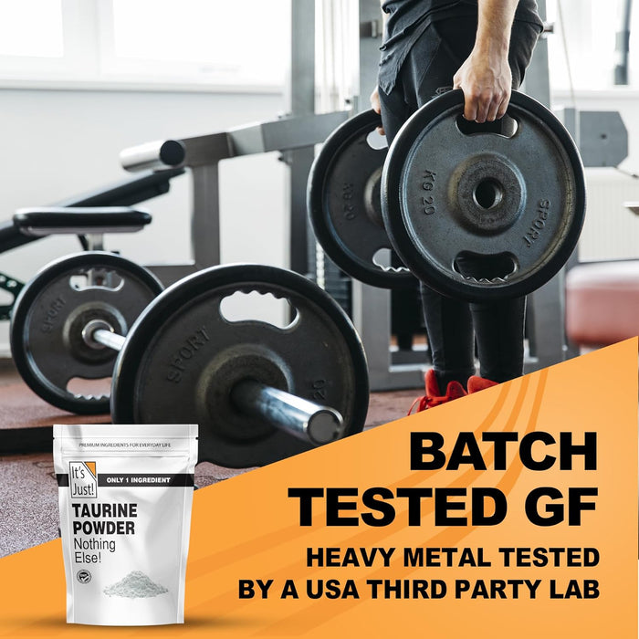 It's Just! - Taurina en polvo, suplemento previo al entrenamiento, sin sabor (113 porciones) - Quierox - Tienda Online
