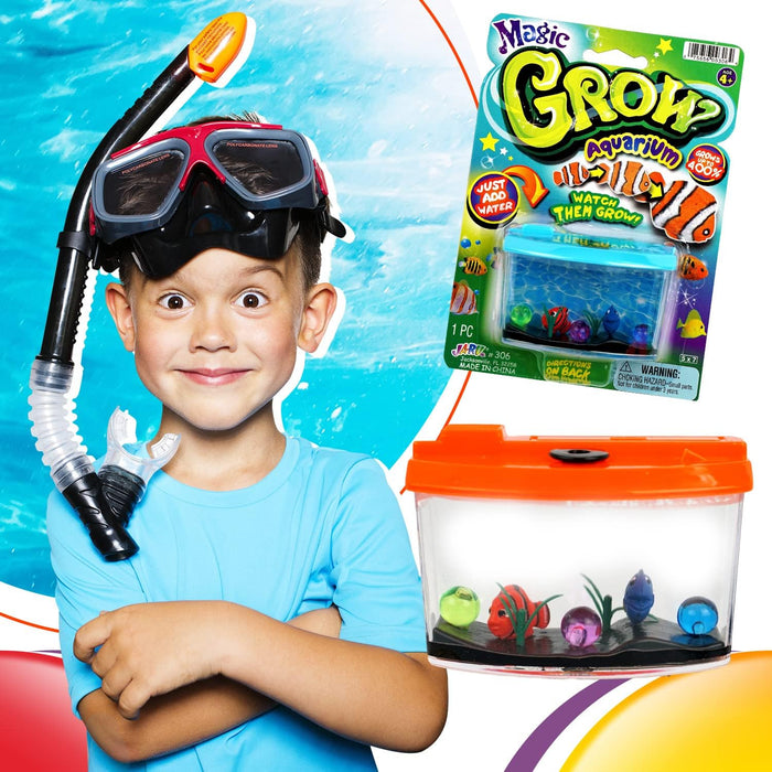 JA - RU Magic Grow - Acuario - Juego de juguetes de crecimiento de peces (1 unidad) - Quierox - Tienda Online