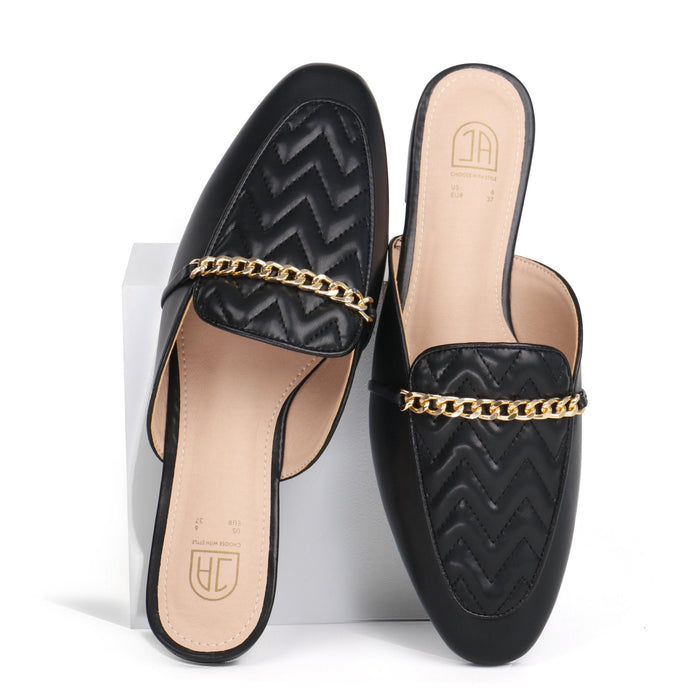 JABASIC - Mocasines planos sin cordones para mujer, cómodos, sin talón - Quierox - Tienda Online