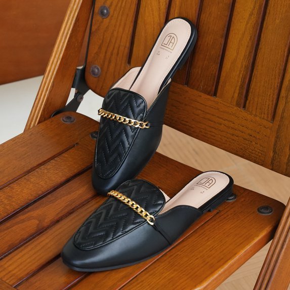 JABASIC - Mocasines planos sin cordones para mujer, cómodos, sin talón - Quierox - Tienda Online