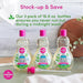 Jabón líquido para biberones y platos Dapple Baby sin fragancia (paquete de 3) - 500 ml - Quierox - Tienda Online