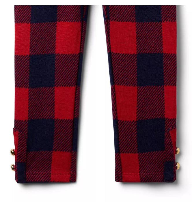 JANIE AND JACK Pantalón jacquard con puños abotonados a cuadros - Quierox - Tienda Online