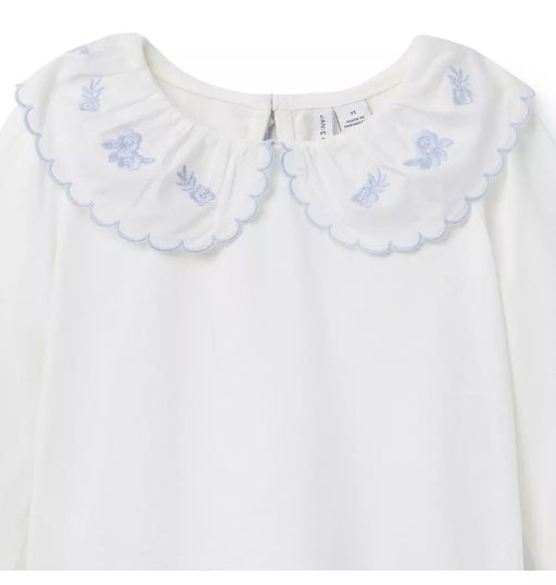 Janie and Jack Top con cuello bordado - Quierox - Tienda Online