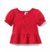 Janie and Jack Top peplum con lazo - Quierox - Tienda Online
