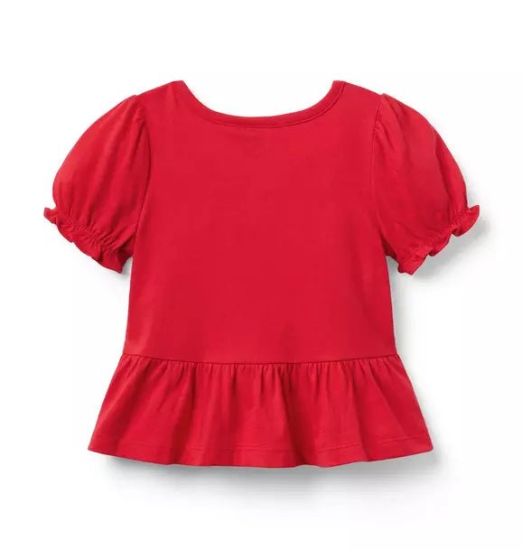 Janie and Jack Top peplum con lazo - Quierox - Tienda Online