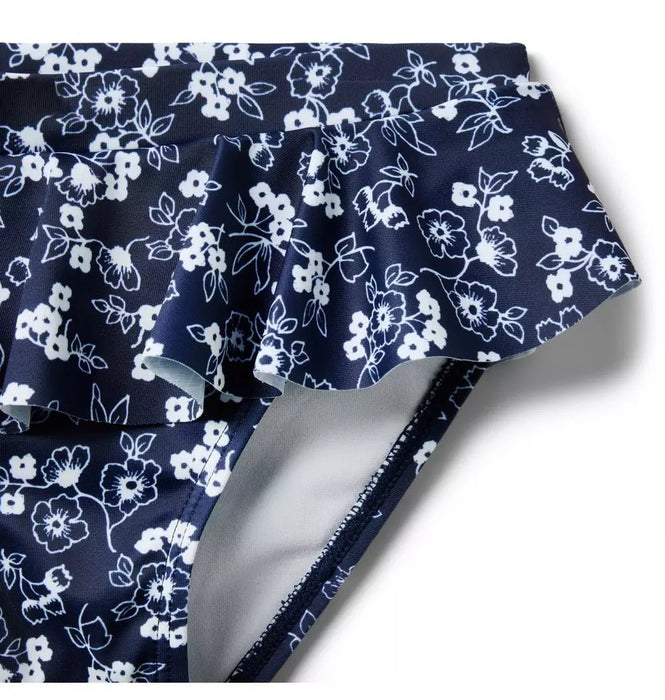 JANIE AND JACK Traje de baño Rash Guard con estampado floral y rayas recicladas - Quierox - Tienda Online