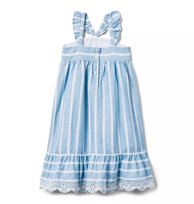 Janie y Jack Vestido largo con cuello halter a rayas de AERIN - Quierox - Tienda Online