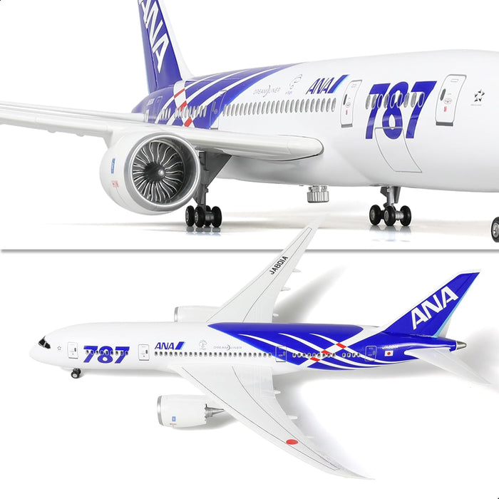 Japón ANA 1/160 787 - Modelo de avión a gran escala con soporte para Boeing 787 - 8 - Quierox - Tienda Online