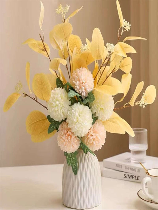 Jarrón de plástico con patrón de ondas para arreglos florales, maceta de bricolaje - Quierox - Tienda Online
