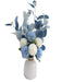 Jarrón de plástico con patrón de ondas para arreglos florales, maceta de bricolaje - Quierox - Tienda Online