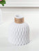 Jarrón de plástico con patrón de ondas para arreglos florales, maceta de bricolaje - Quierox - Tienda Online