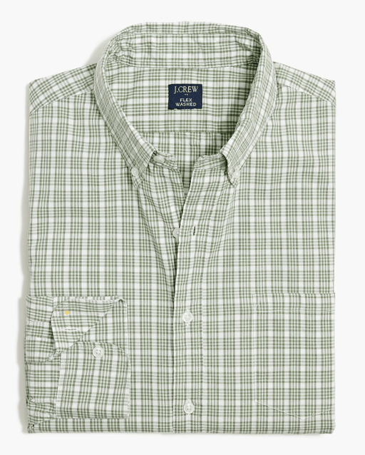 J.CREW Camisa casual flexible a cuadros para hombre - Quierox - Tienda Online