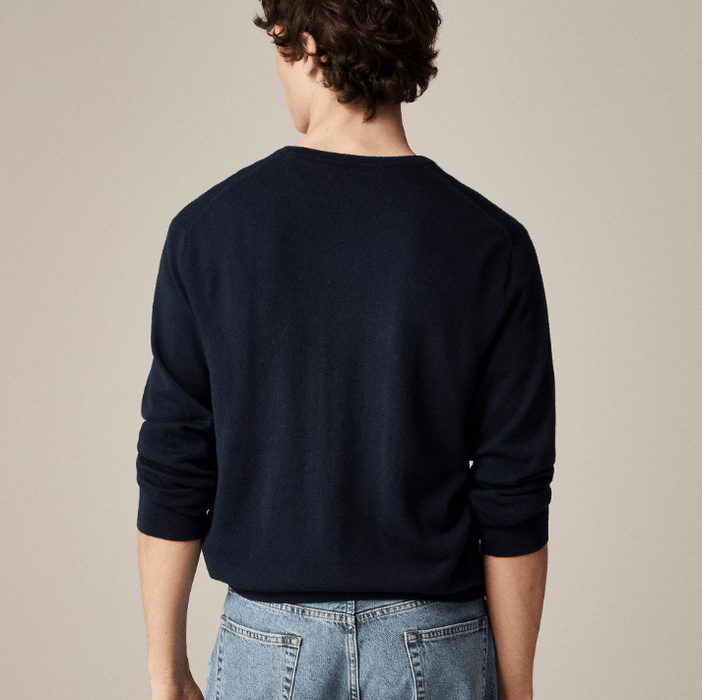 J.Crew Suéter de cuello en V de lana merino - Quierox - Tienda Online