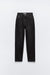 Jeans de cintura alta con cinco bolsillos. Efecto desvanecido. Cierre frontal - Quierox - Tienda Online
