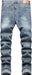 Jeans elásticos ajustados para hombre, jeans ajustados rasgados - Quierox - Tienda Online