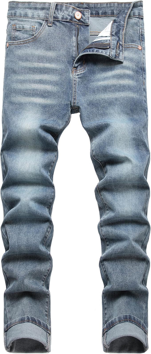Jeans elásticos ajustados para hombre, jeans ajustados rasgados - Quierox - Tienda Online