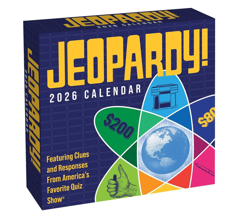 JEOPARDY! 2026 Day - to - Day Calendar: Featuring Clues and Responses From America's Favorite Quiz Show - Quierox - Tienda Online