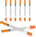 Jeringa U-100 de 1ml/cc 31G 1/4" (6mm) Jeringas, paquete individual, caja de 100 - Quierox - Tienda Online