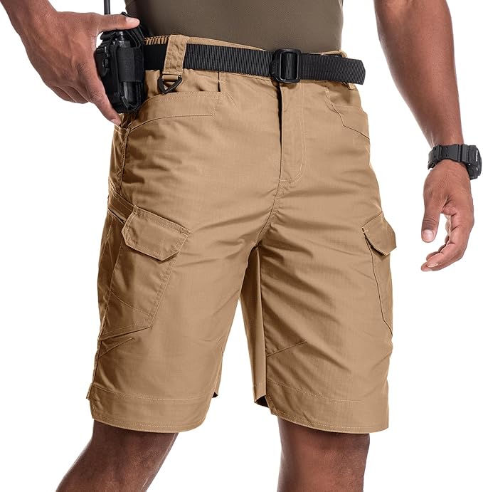 Jessie Kidden - Pantalones cortos tácticos elásticos para exteriores, resistentes al desgaste - Quierox - Tienda Online