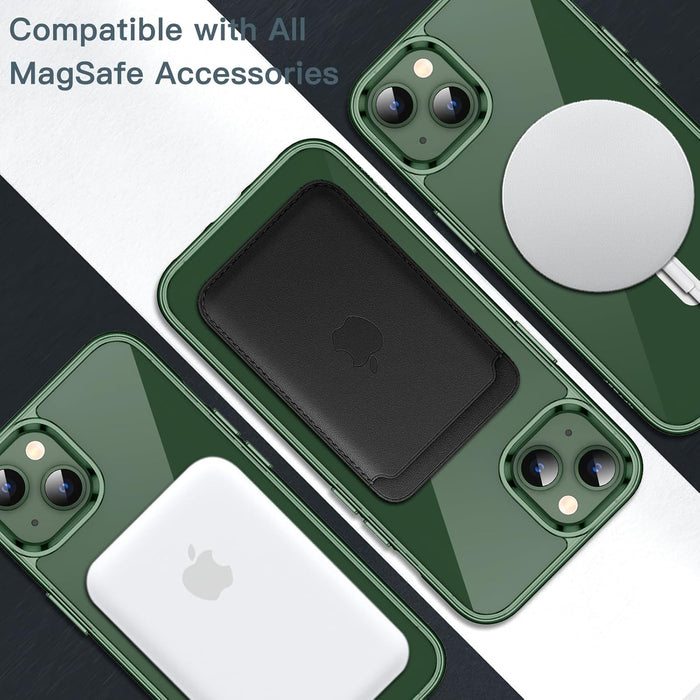 JETech Funda magnética para iPhone 13 PRO MAX, compatible con carga inalámbrica MagSafe - Quierox - Tienda Online