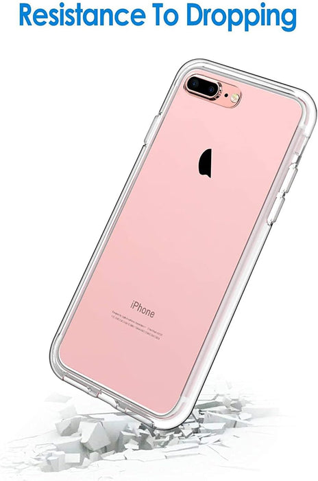 JETech Funda para iPhone 8 Plus de 5,5", no amarillea, a prueba de golpes - Quierox - Tienda Online