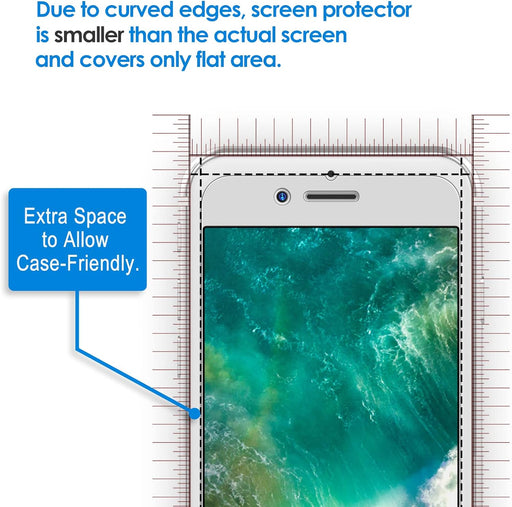 JETech Screen Protector for iPhone 7/8, 4.7 - Inch, Tempered Glass Film, 2 - Pack - Quierox - Tienda Online