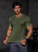 JMIERR - Camiseta muscular de hombre, manga larga, cuello en V, Henley, para gimnasio - Quierox - Tienda Online