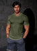 JMIERR - Camiseta muscular de hombre, manga larga, cuello en V, Henley, para gimnasio - Quierox - Tienda Online