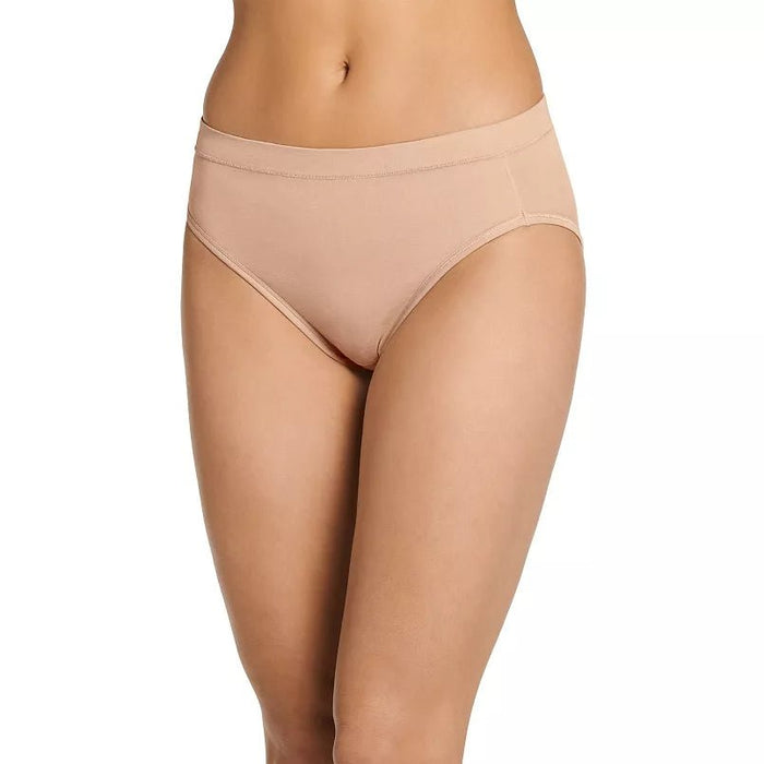 Jockey® Braguita de algodón elástico para mujer, corte alto, en color rosado - Quierox - Tienda Online