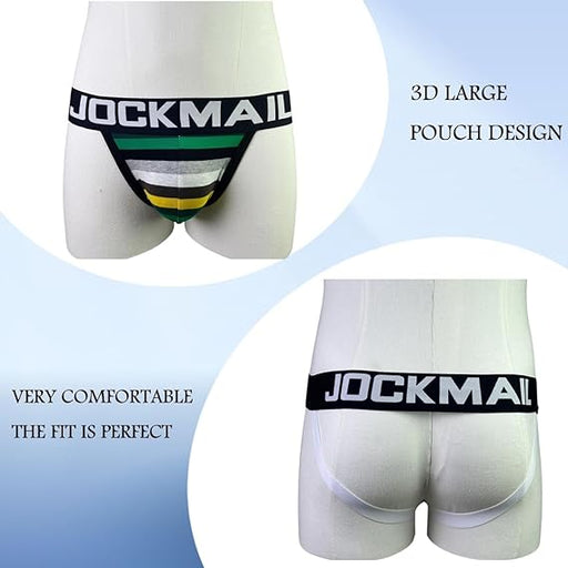 JOCKMAIL Tanga sexy para hombre, correa de algodón elástico - Quierox - Tienda Online