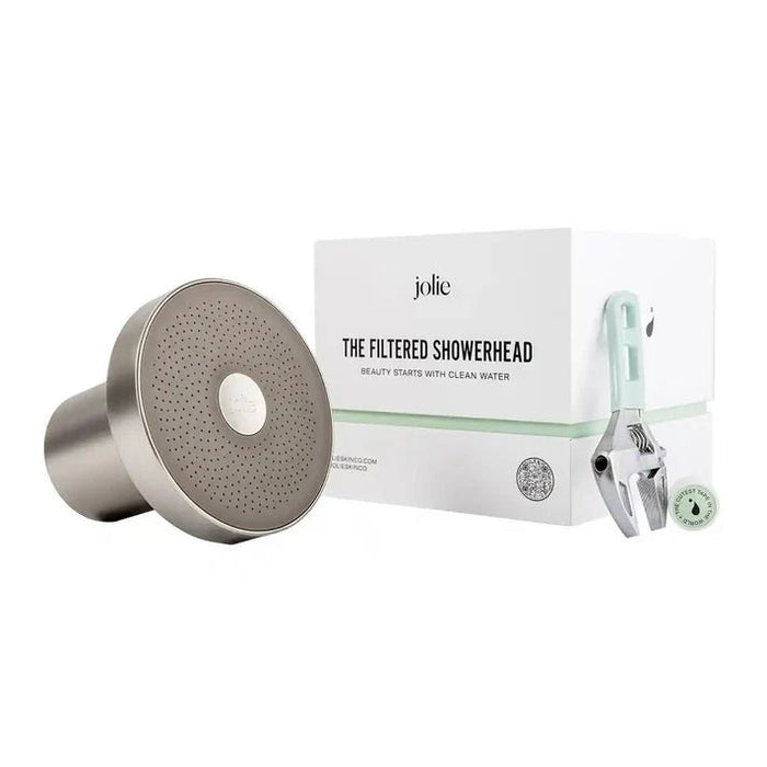 Jolie Cabezal de ducha con filtro de acero cepillado - Quierox - Tienda Online