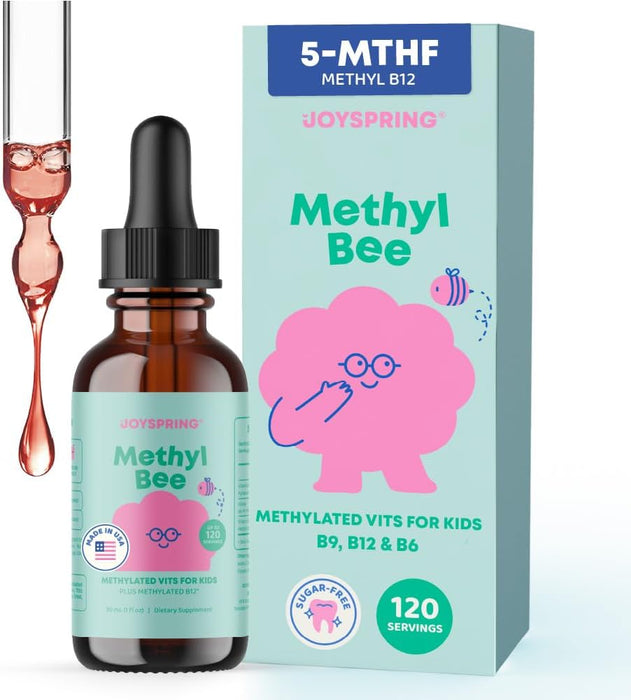 JoySpring Metilfolato 5 - MTHF + Vitamina B12 en gotas para niños - Quierox - Tienda Online