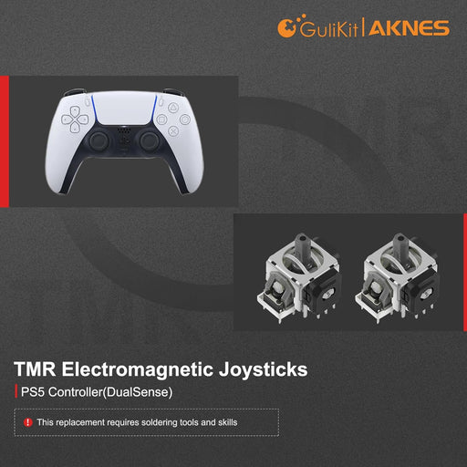 Joysticks electromagnéticos AKNES GuliKit TMR para mando DualSense - Quierox - Tienda Online