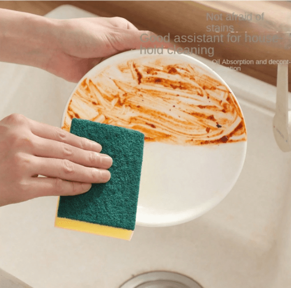 Juego de 10 esponjas, estropajos, cepillos para ollas y platos - Quierox - Tienda Online