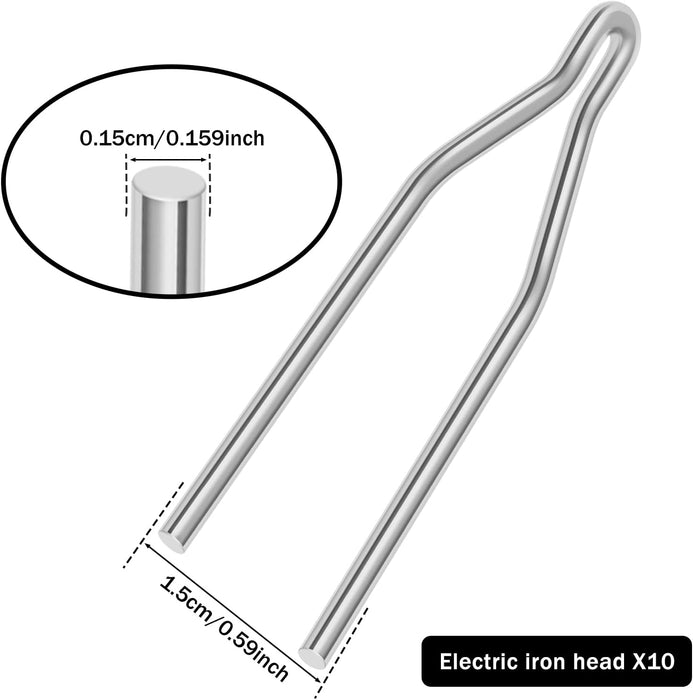 Juego de 10 puntas de soldador, puntas de soldadura de metal, repuesto resistente al calor - Quierox - Tienda Online