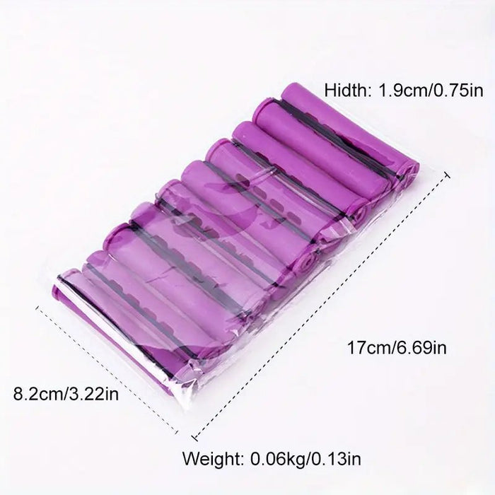 Juego de 10 varillas profesionales para permanente de cabello con tapas - Quierox - Tienda Online