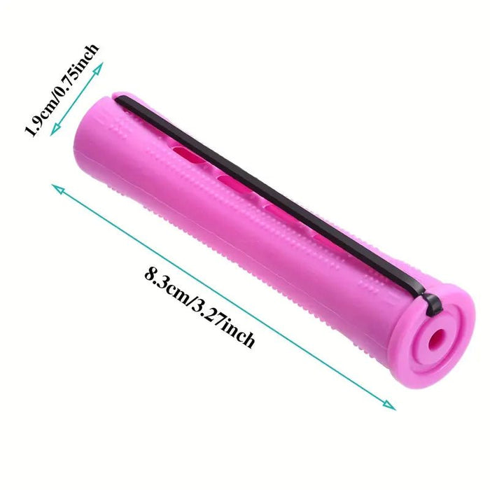 Juego de 10 varillas profesionales para permanente de cabello con tapas - Quierox - Tienda Online