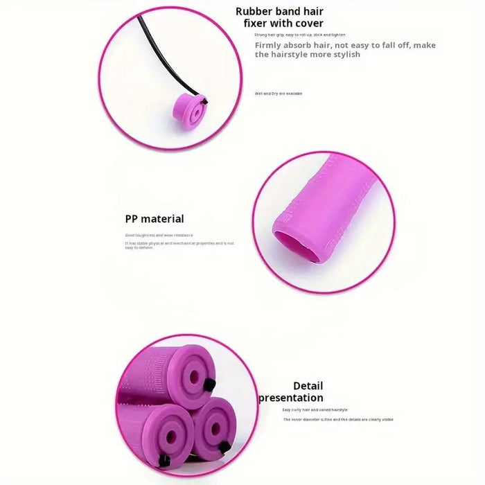 Juego de 10 varillas profesionales para permanente de cabello con tapas - Quierox - Tienda Online