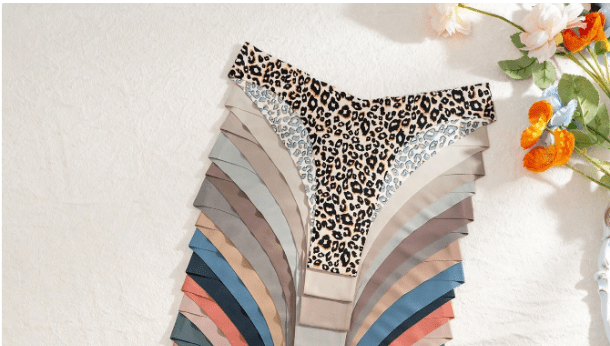 Juego de 12pcs de Ropa Interior Femenina de Cuello en V, Sin Costuras, Transpirable y Suave - Quierox - Tienda Online