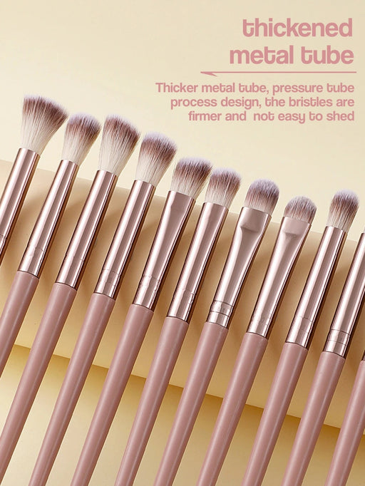 Juego de 15 brochas de maquillaje, sintéticas de alta calidad para difuminar sombras de ojos - Quierox - Tienda Online
