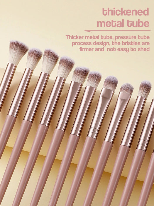 Juego de 15 brochas de maquillaje, sintéticas de alta calidad para difuminar sombras de ojos - Quierox - Tienda Online