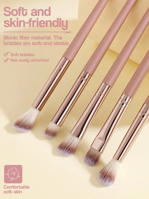Juego de 15 brochas de maquillaje, sintéticas de alta calidad para difuminar sombras de ojos - Quierox - Tienda Online