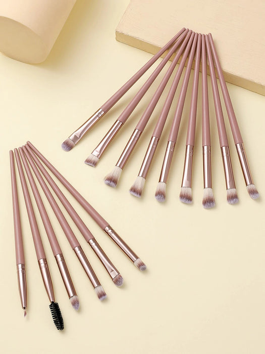 Juego de 15 brochas de maquillaje, sintéticas de alta calidad para difuminar sombras de ojos - Quierox - Tienda Online