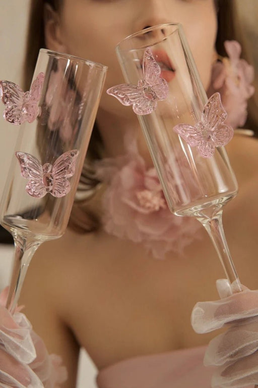 Juego de 2 copas de champán Butterfly Dreams - Quierox - Tienda Online