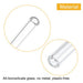 Juego de 2 pajitas de vidrio transparente con cepillo de limpieza - Quierox - Tienda Online