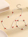 Juego de 2 piezas de joyería decorativa con diseño de cerezas para mujer - Quierox - Tienda Online