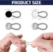 Juego de 20 botones extensores que incluye botón elástico en la cintura y extensor para suministros de ropa - Quierox - Tienda Online