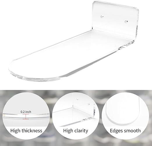 Juego de 20 estantes flotantes transparentes para zapatos - Quierox - Tienda Online