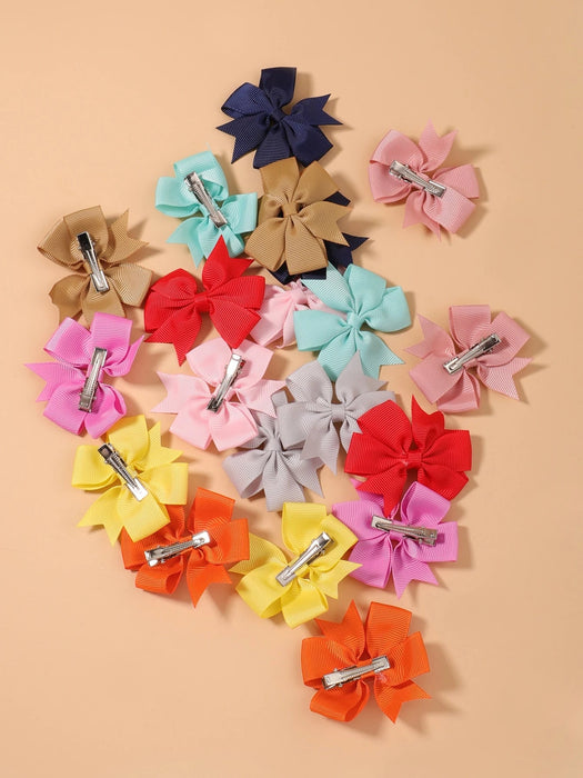 Juego de 20 piezas/1 paquete de pinzas para el cabello estampadas - Quierox - Tienda Online